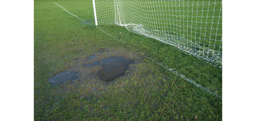 why do soccer teams switch sides at halftime - muddy pitch surfaces
