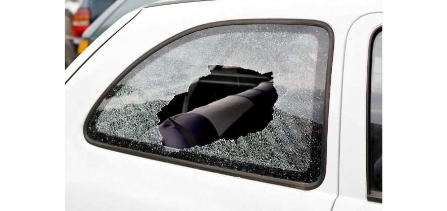 soccer ball car damage - windows and windshield
