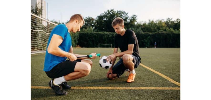 why soccer balls are hard - air molecules