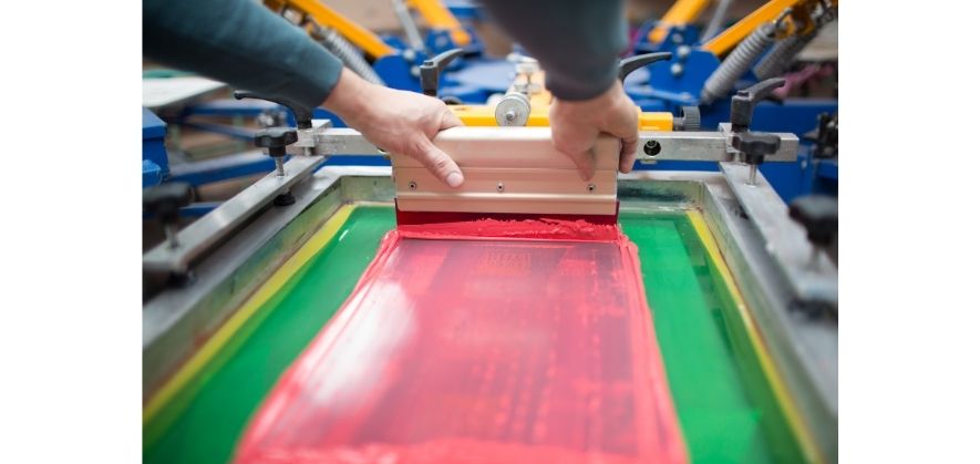 how soccer balls are sewn together - panel silkscreening