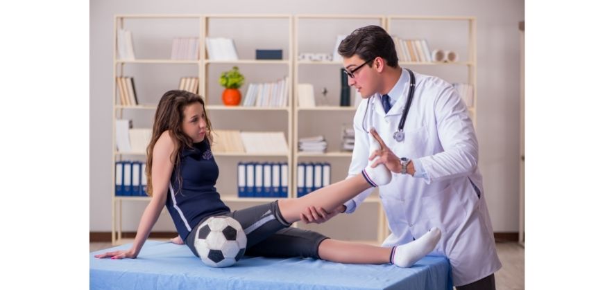 why soccer players wear sports bras - managing injury rehabilitation