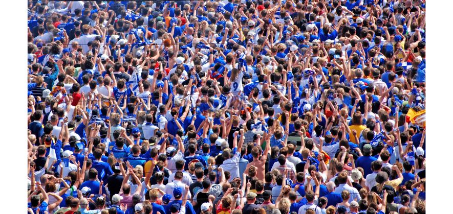 why soccer fans turn their backs - to celebrate a goal scored