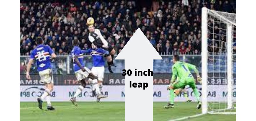 ronaldo dunk possibilities - 30 inch average vertical leap