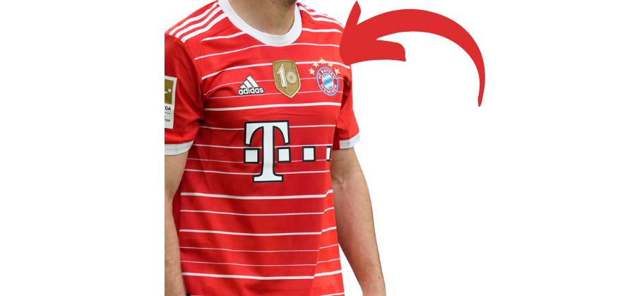 what the stars on soccer jerseys mean -  number of league titles won