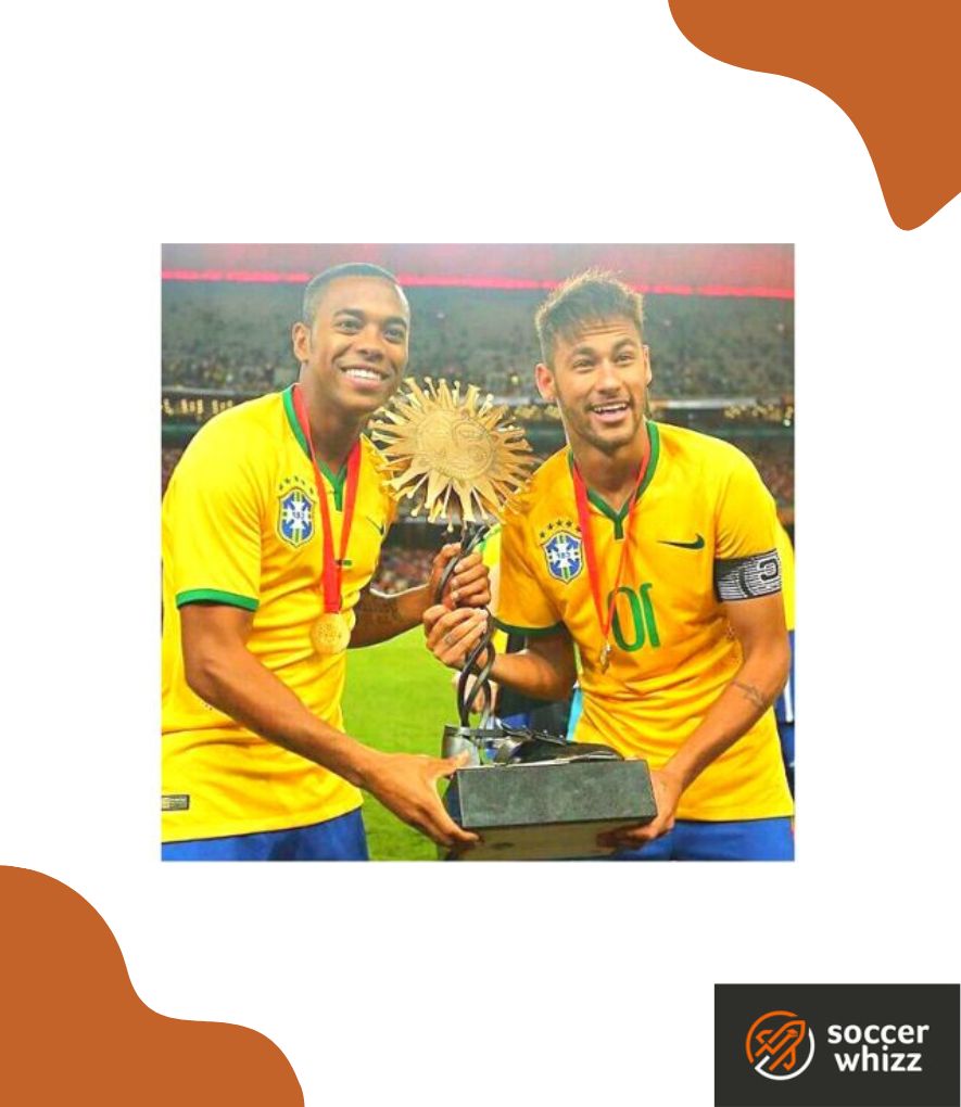 who neymar soccer idol is - robinho