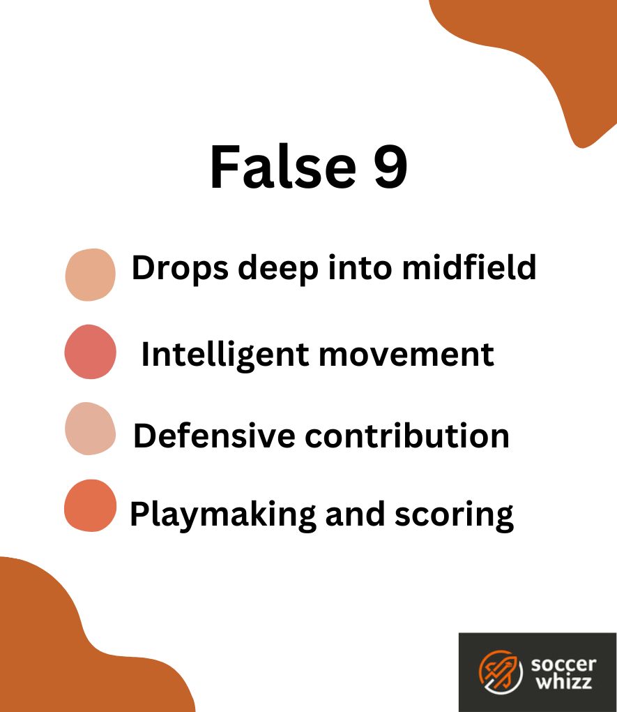 what is a false 9 in soccer - multifaceted role
