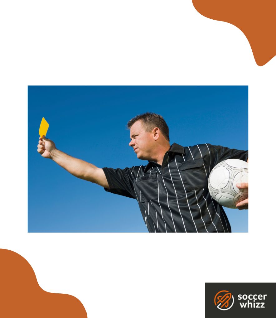 what is a yellow card in soccer - an official caution from the referee