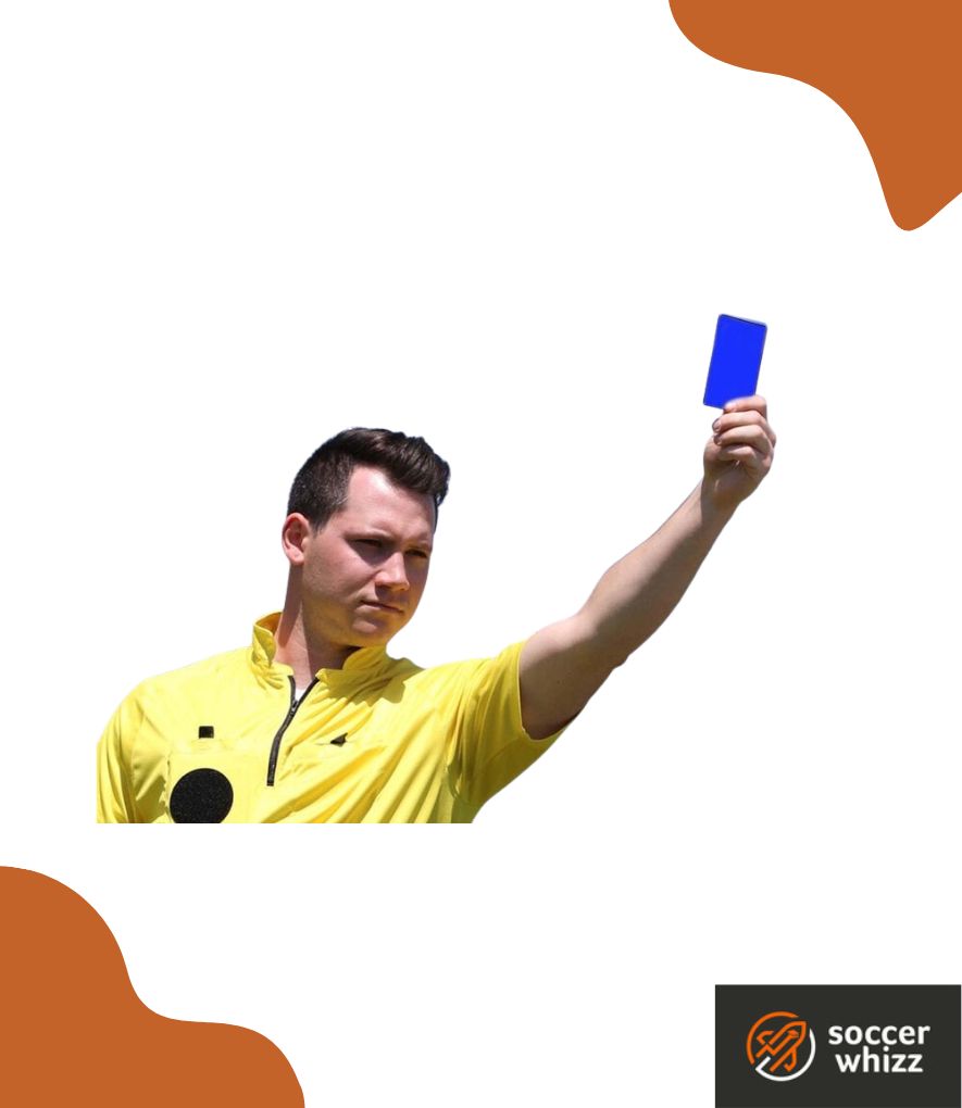 what is a blue card in soccer - temporary suspension during the game