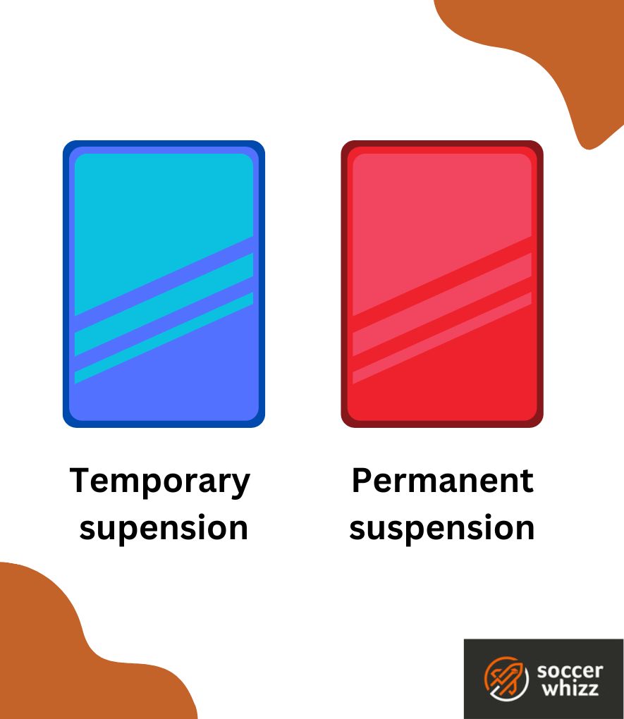what is a blue card in soccer - temporary sanction